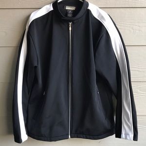 Bishop jacket with logo
